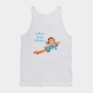 Follow Your Dreams Design Tank Top